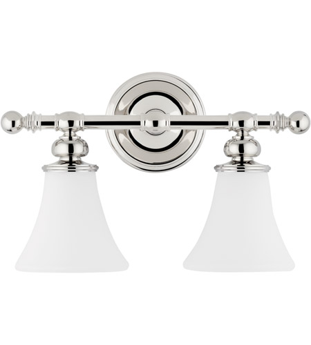 Hudson Valley 4502-PN Weston 2 Light 16 inch Polished Nickel Bath And ...