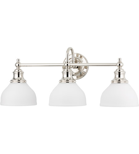 Hudson Valley 5903-PN Sutton 3 Light 26 inch Polished Nickel Bath And ...