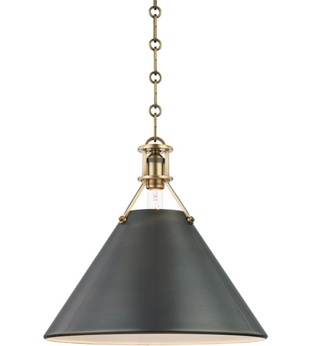 Aged Bronze Pendant Light 