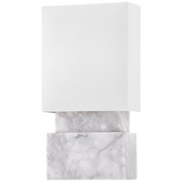 Hudson Valley 3652-WM Haight LED 8 inch White Marble ADA Wall Sconce Wall Light photo thumbnail