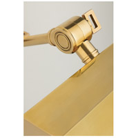 Hudson Valley 7008-AGB Woodbury 60 watt 8 inch Aged Brass Picture Light Wall Light in 1 alternative photo thumbnail