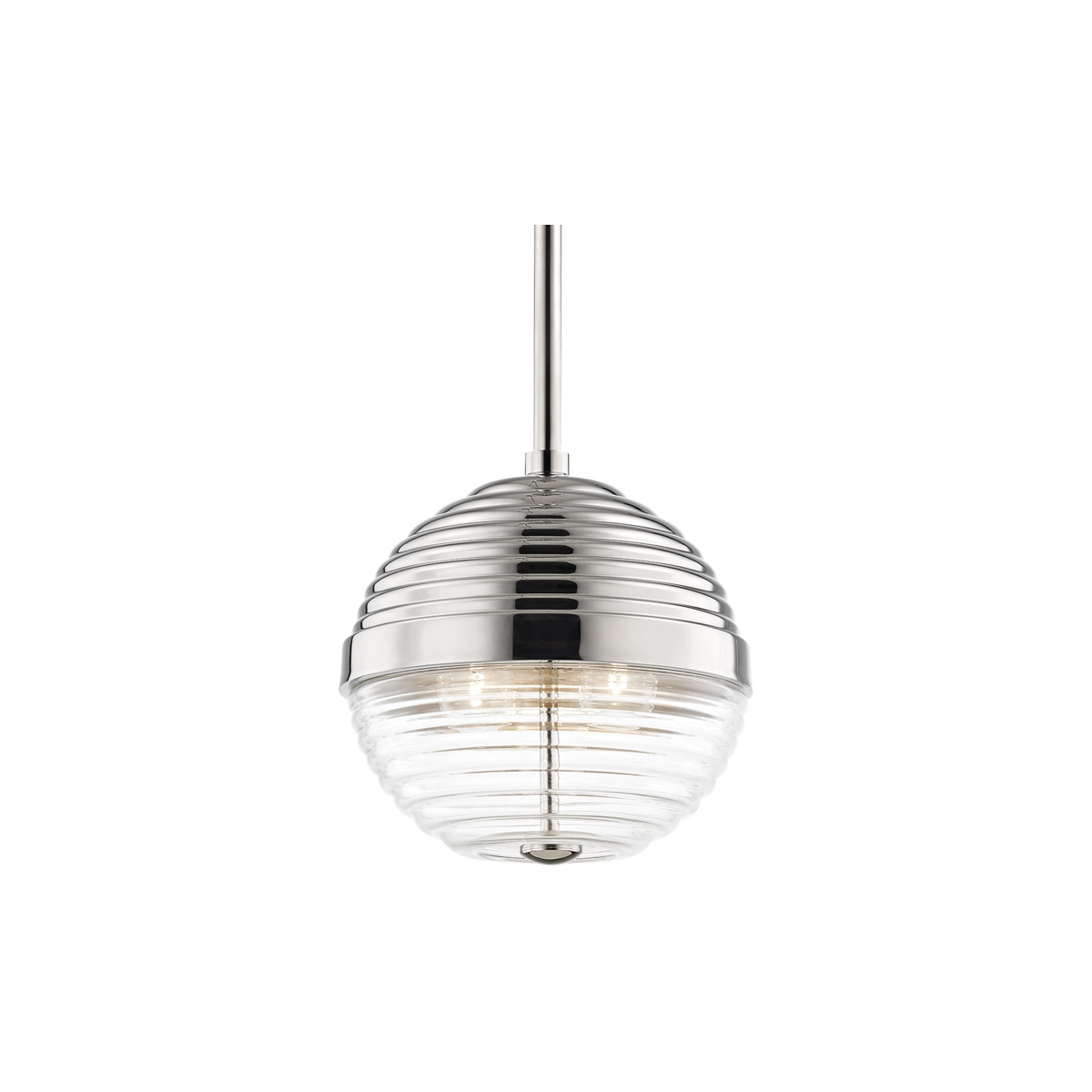 Hudson Valley 1210-PN Easton 3 Light 10.25 inch Polished Nickel Pendant Ceiling Light