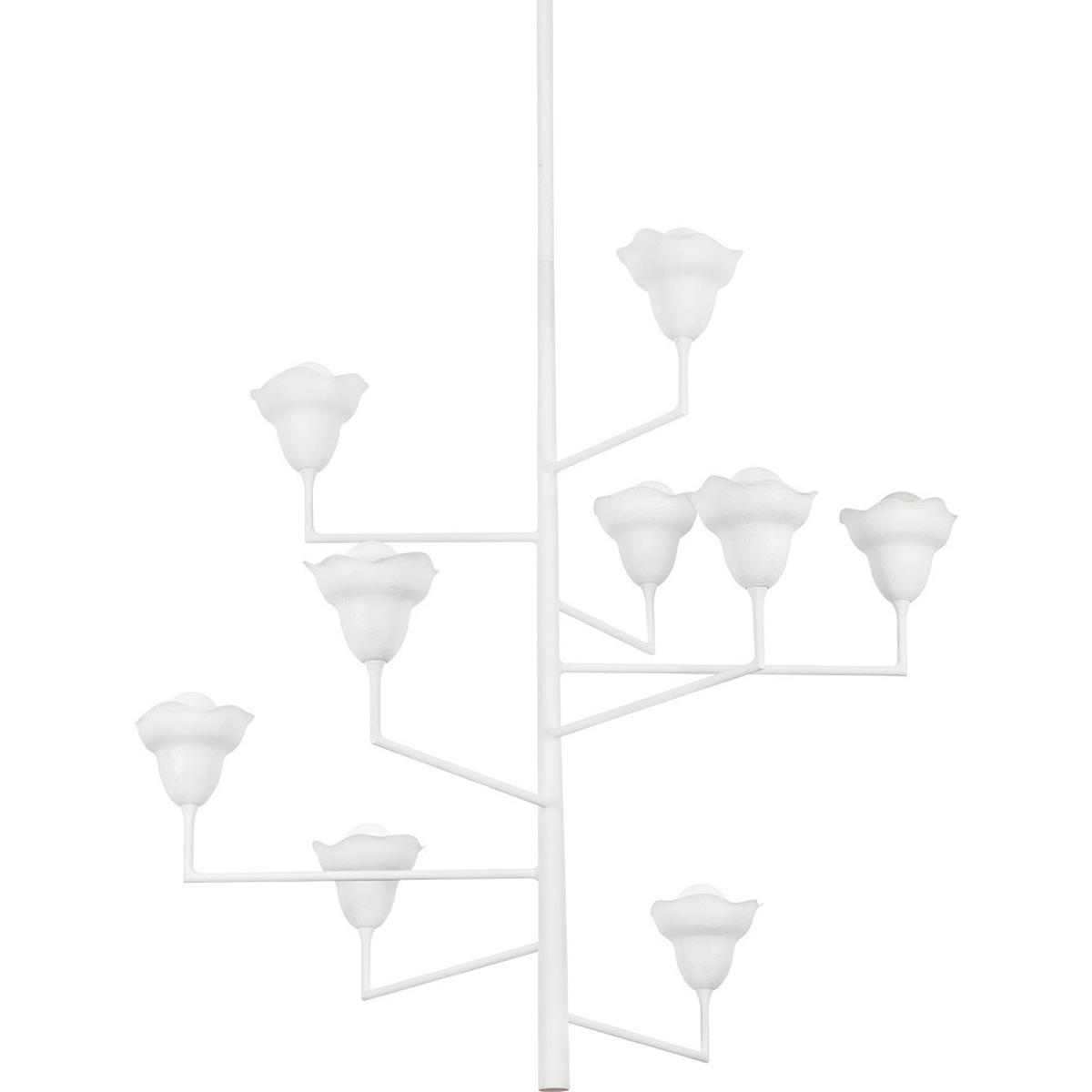 Hudson Valley 1289-WP Alora 9 Light 44 inch White Plaster Chandelier Ceiling Light