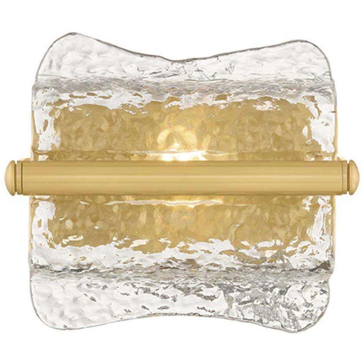Fosterdale Wall Sconce, Aged Brass, 8.25 in.