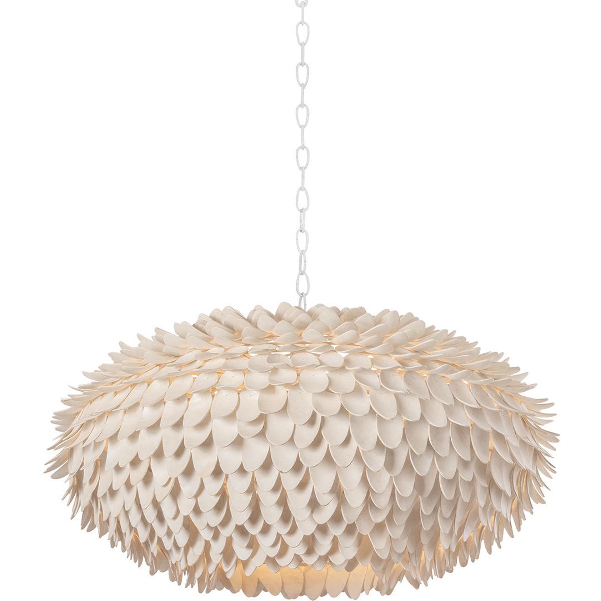 Hudson Valley 1966-WP Alsen 6 Light 36.5 inch White Plaster Pendant Ceiling Light