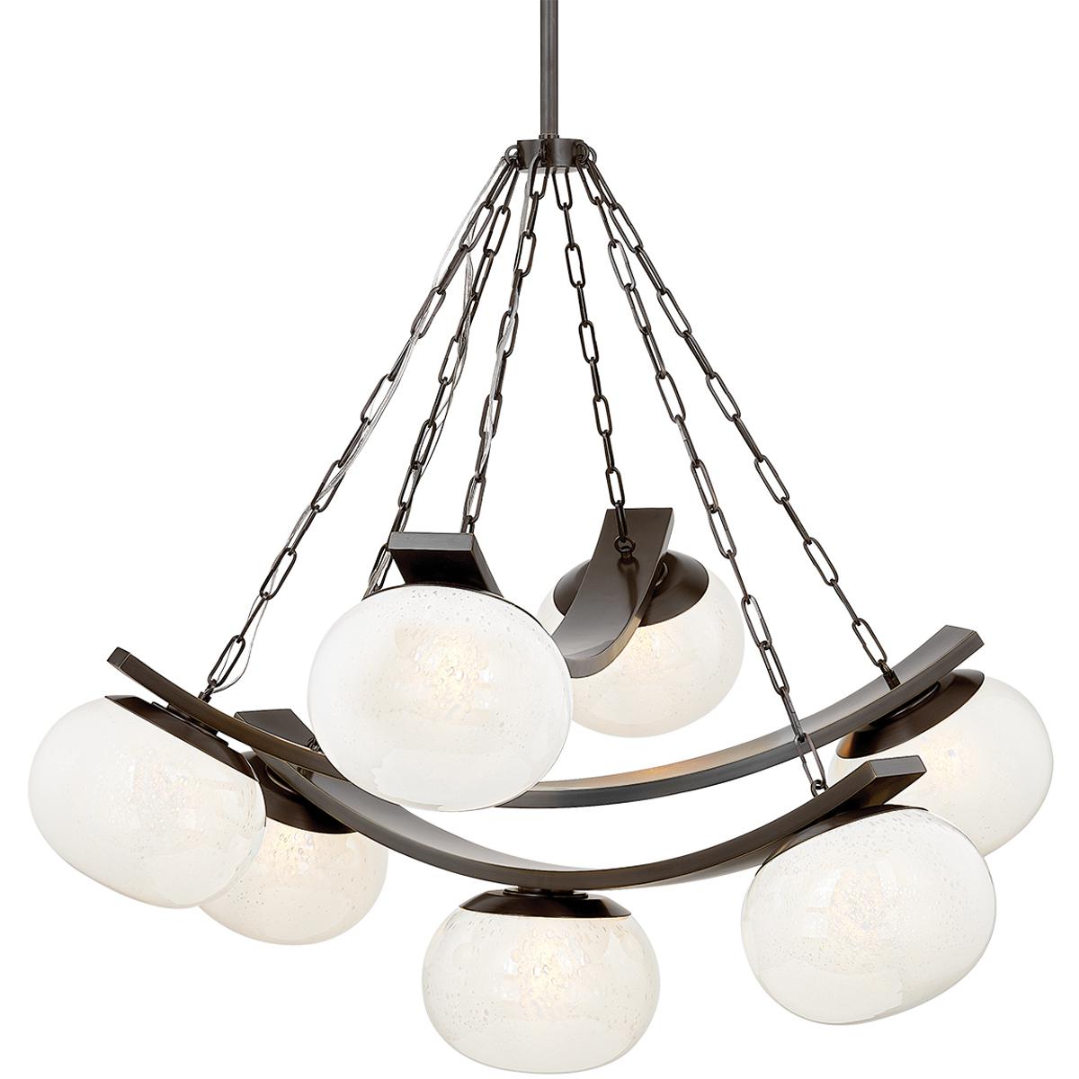 Hudson Valley 2107-DB Duxbury 7 Light 43.75 inch Distressed Bronze Chandelier Ceiling Light