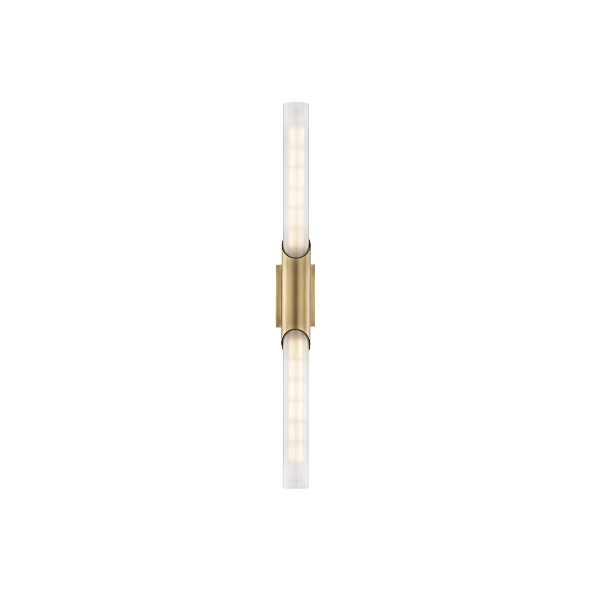Hudson Valley 2142-AGB Pylon LED 2.75 inch Aged Brass ADA Wall Sconce Wall Light