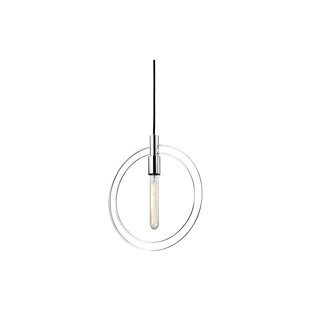 Hudson Valley 3050-PN Masonville 1 Light 12.75 inch Polished Nickel Pendant Ceiling Light