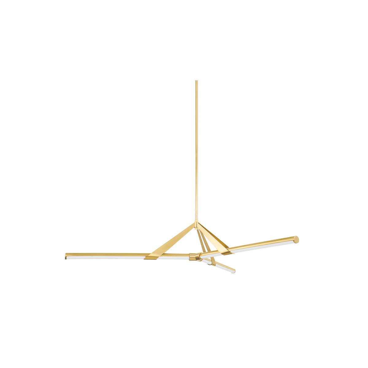 Hudson Valley 3062-AGB Jonas LED 62.25 inch Aged Brass Chandelier Ceiling Light