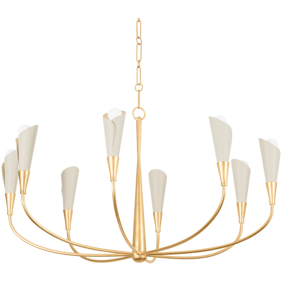 Top Rated Hudson Valley 3158-VGL/SSD Chandelier â Elegant Designer Ceiling Light