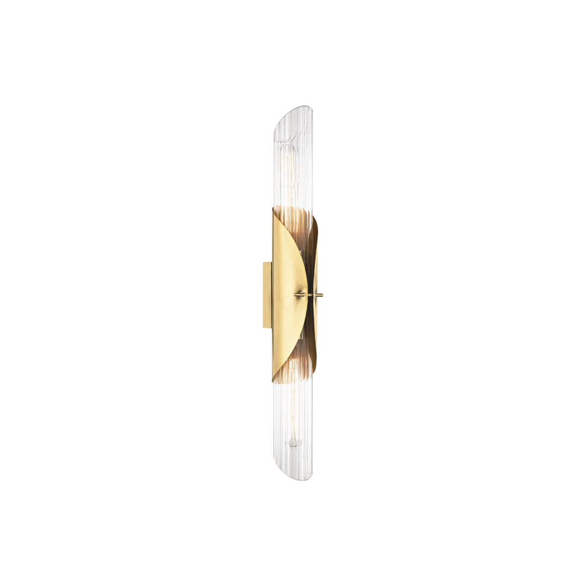 Hudson Valley 3526-AGB Lefferts 2 Light 3.25 inch Aged Brass ADA Wall Sconce Wall Light