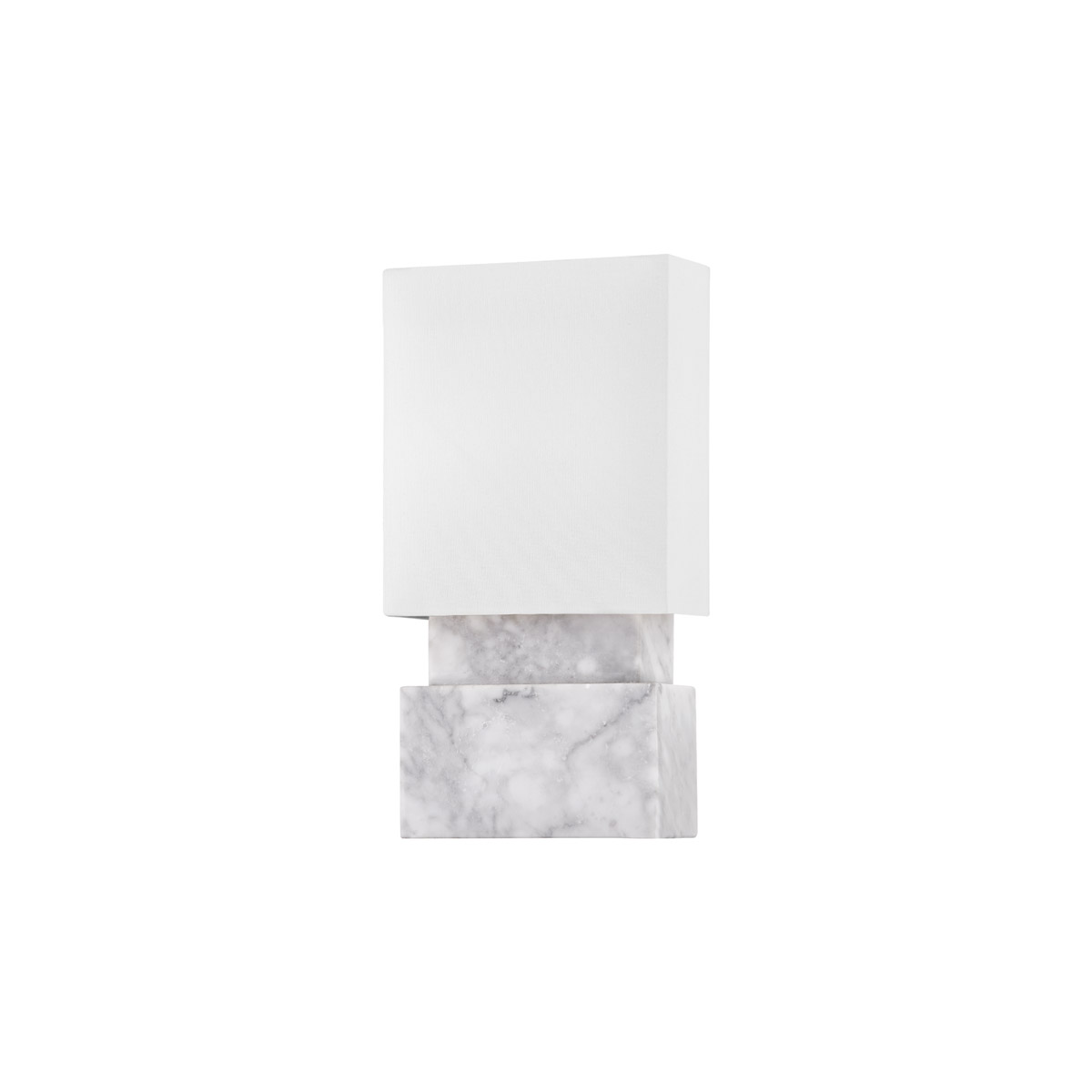 Hudson Valley 3652-WM Haight LED 8 inch White Marble ADA Wall Sconce Wall Light