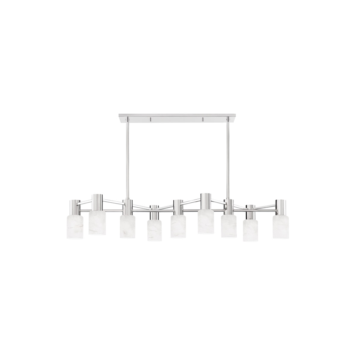 Hudson Valley 4248-PN Centerport LED 47.5 inch Polished Nickel Island Light Ceiling Light