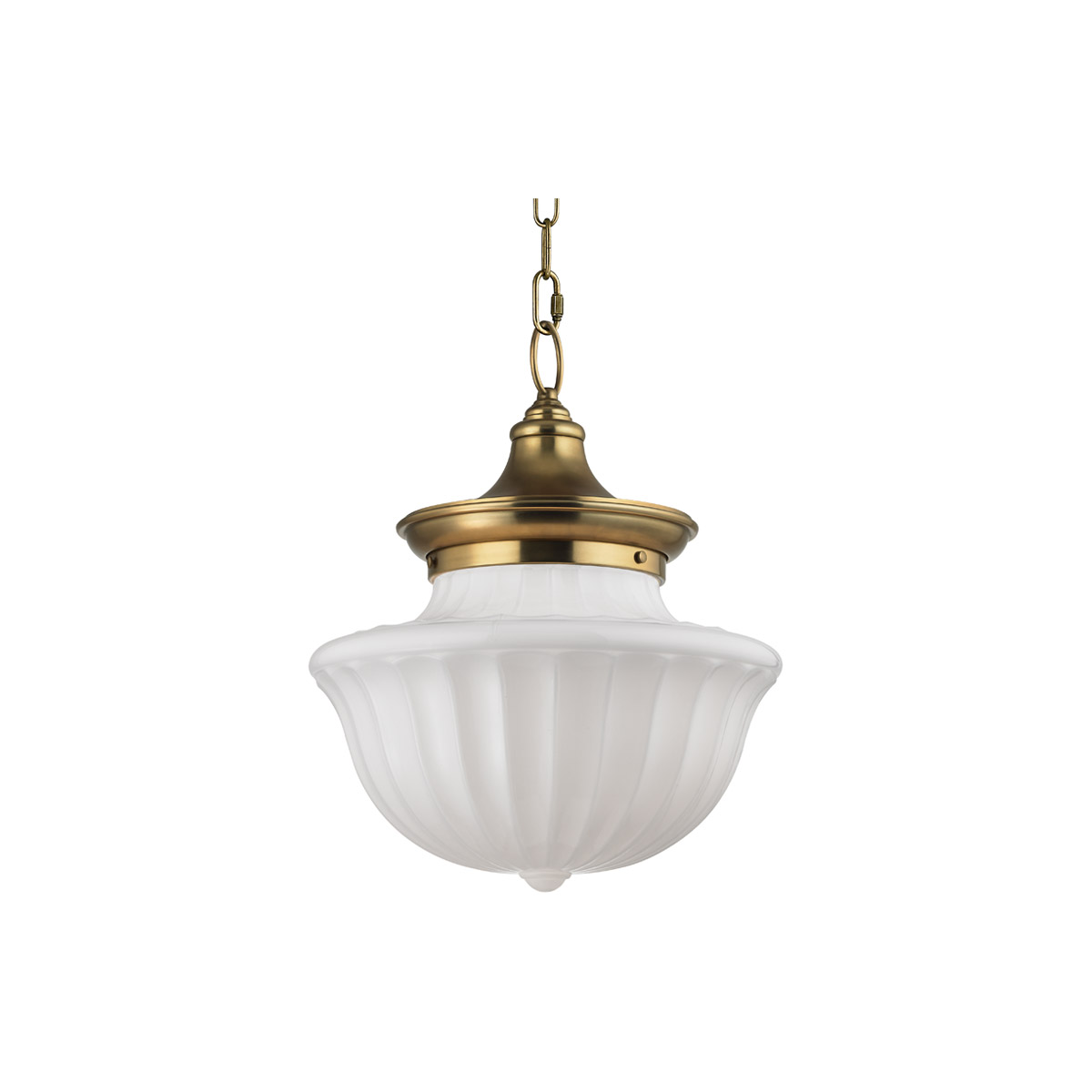 Hudson Valley 5015-AGB Dutchess 2 Light 15 inch Aged Brass Pendant Ceiling Light