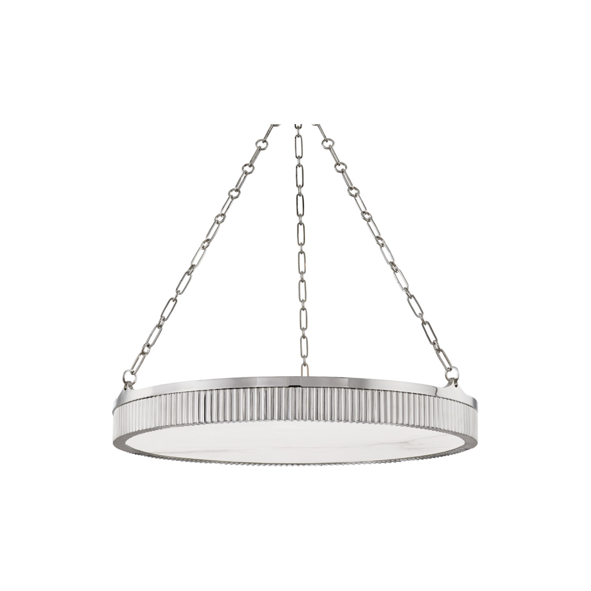 Hudson Valley 532-PN Lynden LED 30 inch Polished Nickel Chandelier Ceiling Light