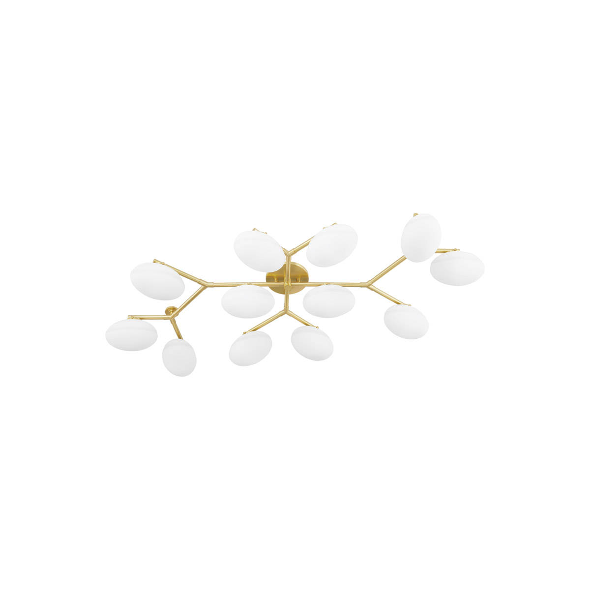 Hudson Valley 5559-AGB Wagner LED 33.75 inch Aged Brass Semi Flush Ceiling Light