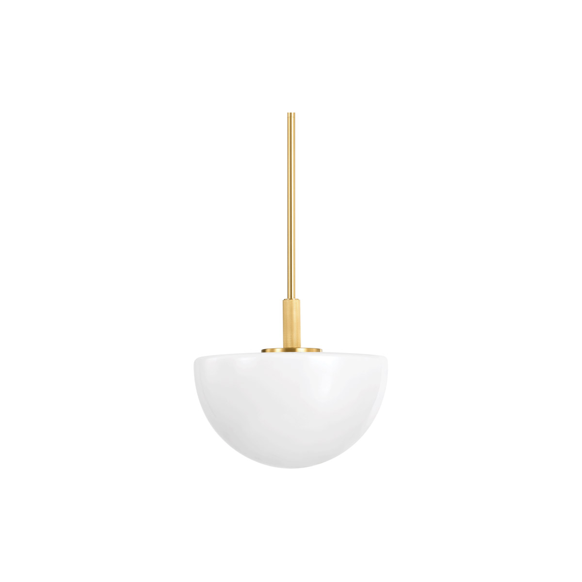 Hudson Valley 5915-AGB Lethbridge 1 Light 15 inch Aged Brass Pendant Ceiling Light