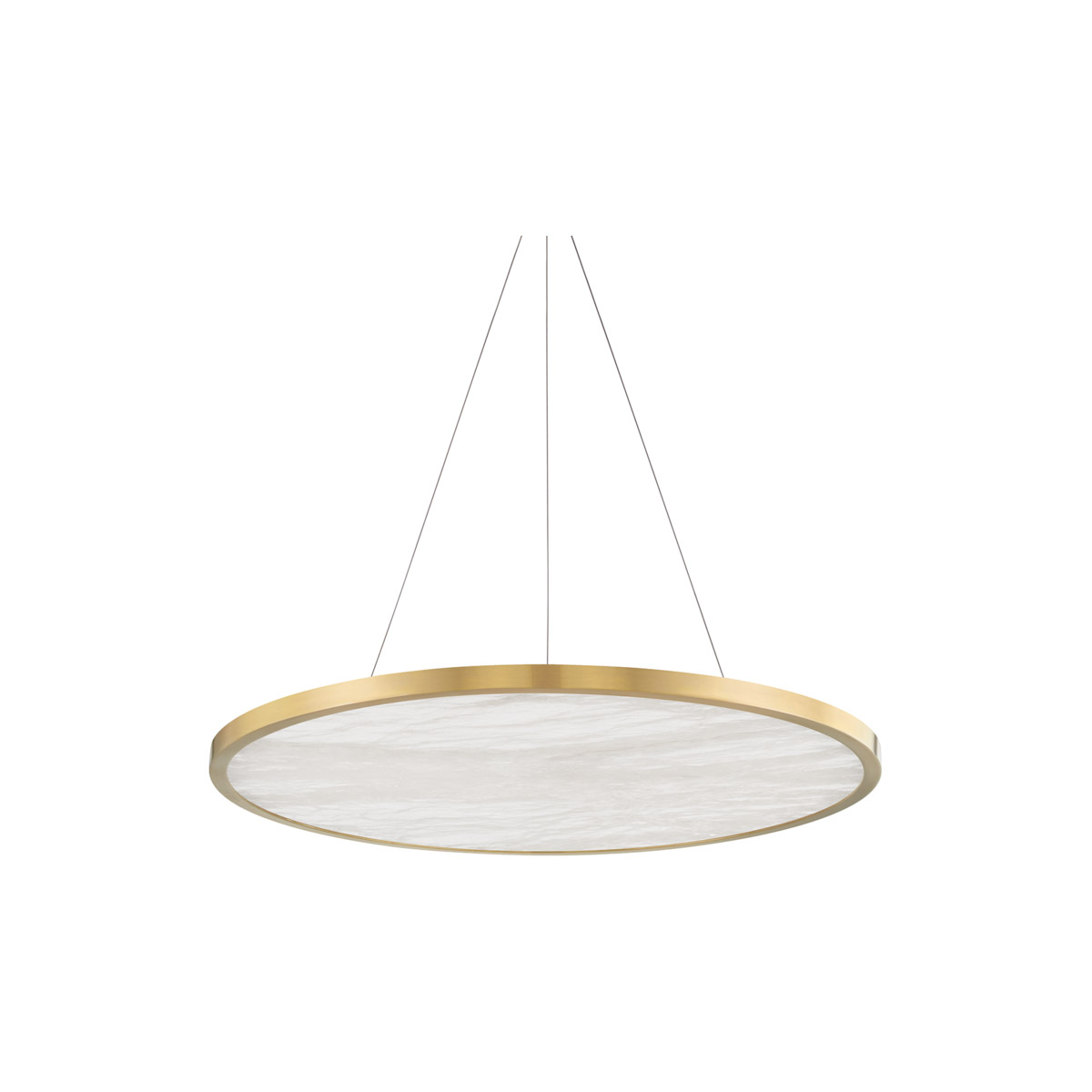 Hudson Valley 6336-AGB Eastport LED 36 inch Aged Brass Pendant Ceiling Light
