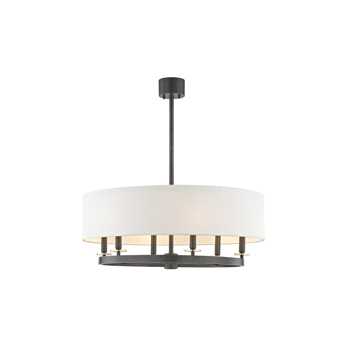 Hudson Valley 6530-AOB Durham 6 Light 30.75 inch Aged Old Bronze Pendant Ceiling Light