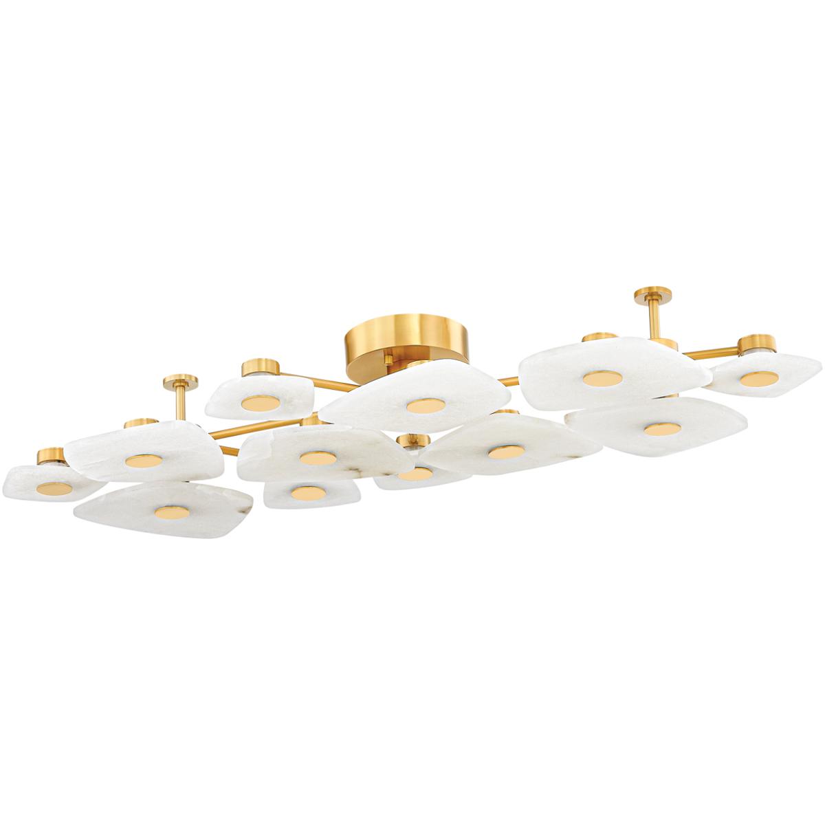 Hudson Valley 7854-AGB Semi-Flush Mount â Bestseller Modern Luxury Lighting