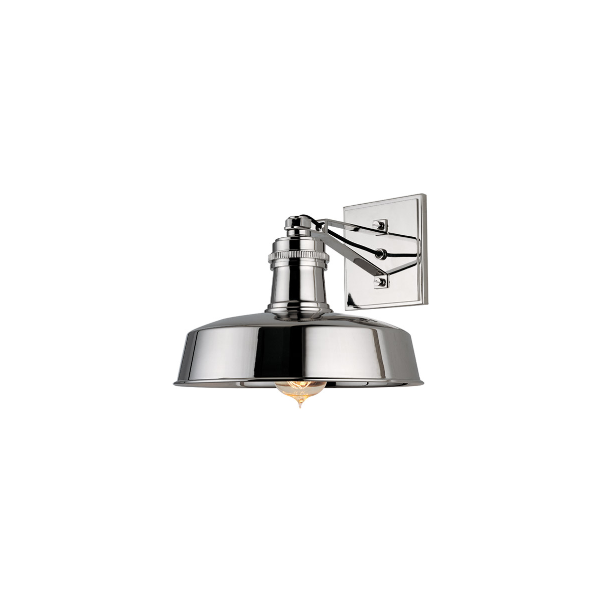 Hudson Valley 8601-PN Hudson Falls 1 Light 10 inch Polished Nickel Wall Sconce Wall Light