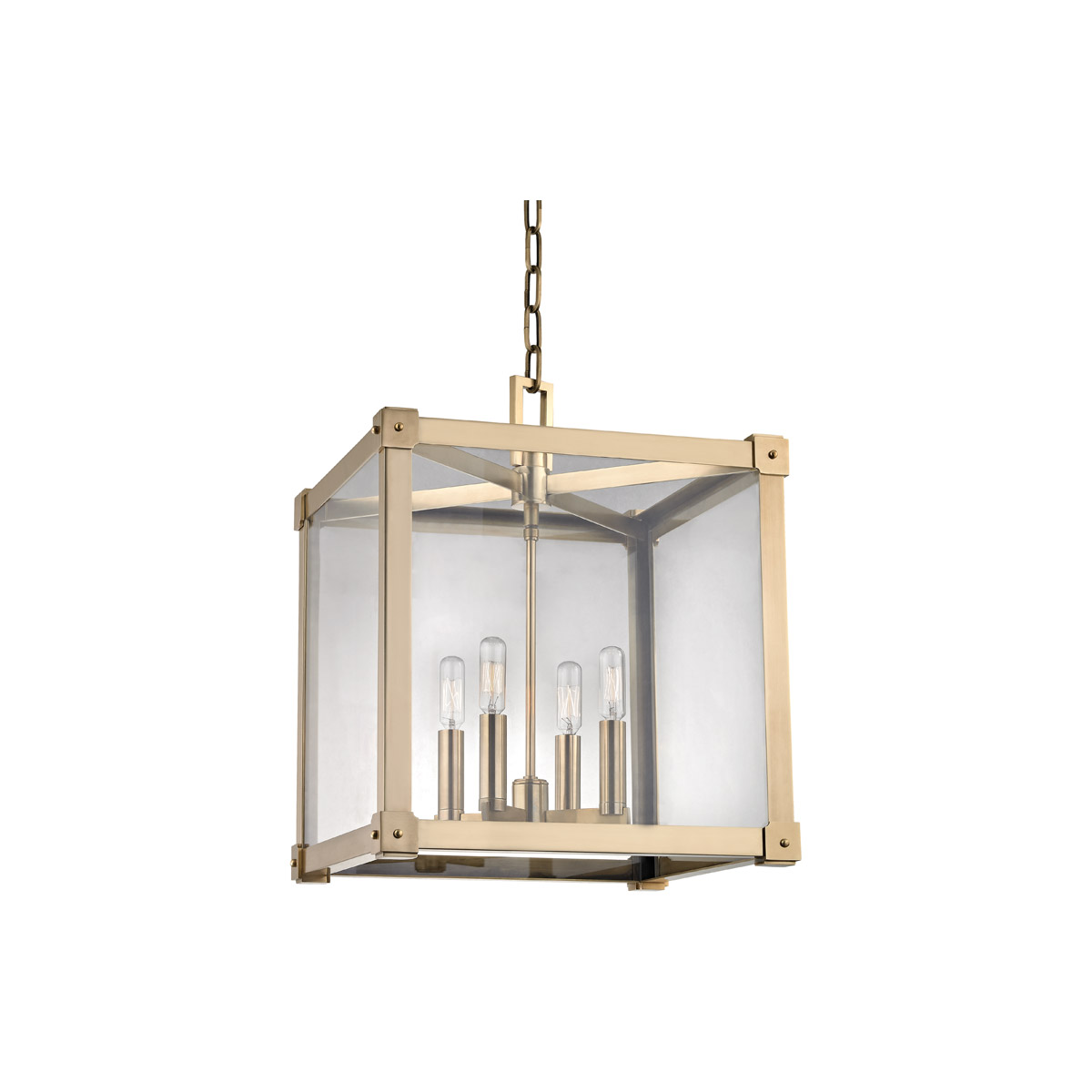 Hudson Valley 8616-AGB Forsyth 4 Light 16.25 inch Aged Brass Pendant Ceiling Light