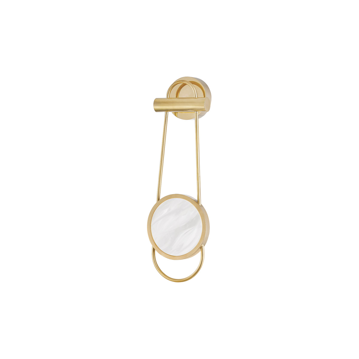 Hudson Valley 8721-AGB Jervis LED 7 inch Aged Brass ADA Wall Sconce Wall Light