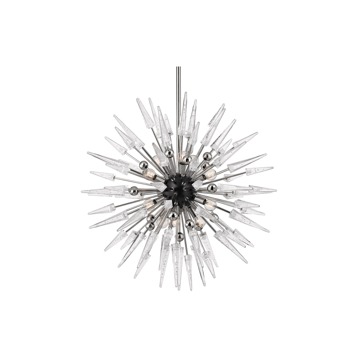 Hudson Valley 9032-PN Sparta 12 Light 32 inch Polished Nickel Chandelier Ceiling Light