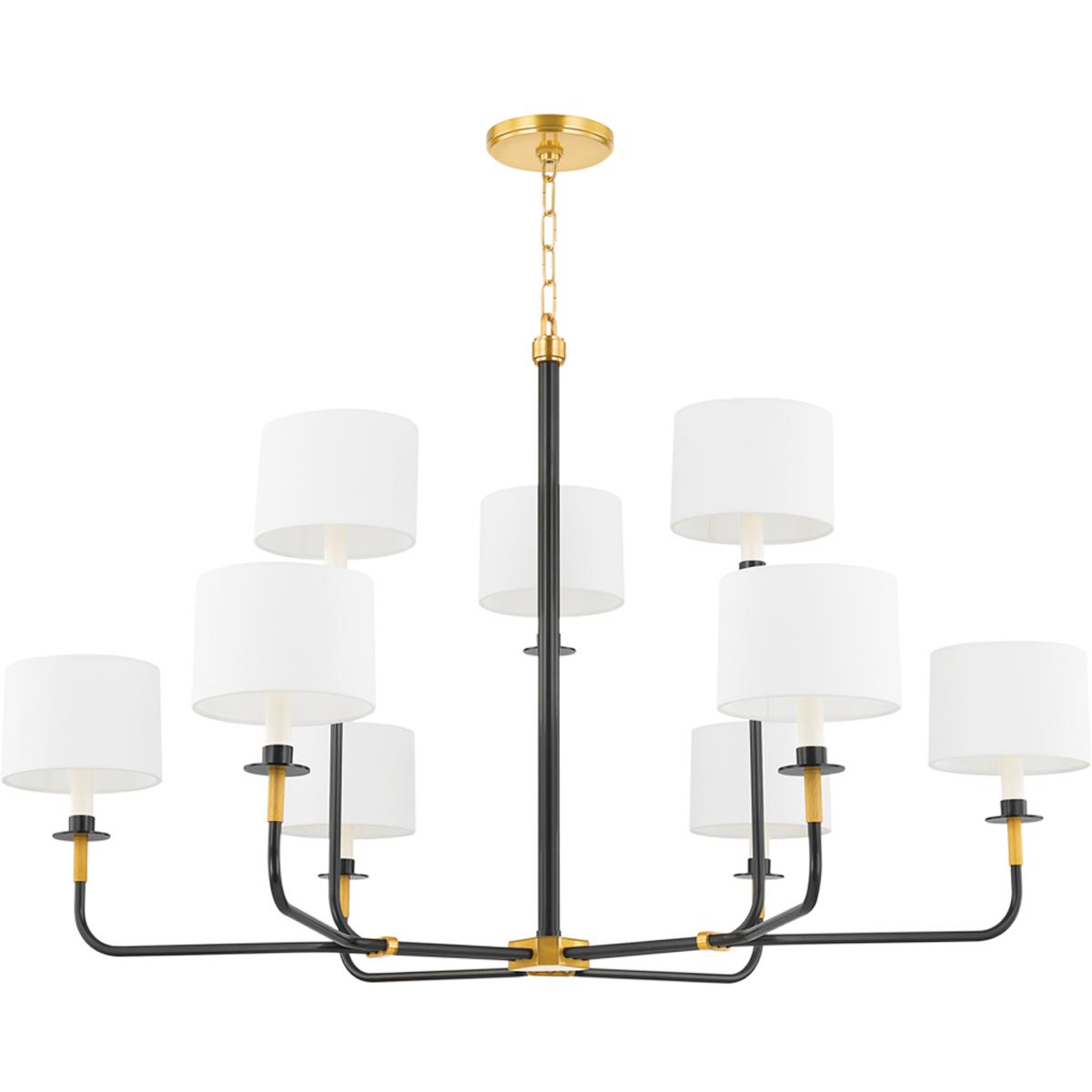 Hudson Valley 9148-AOB Paramus 1 Light 48 inch Aged Old Bronze Chandelier Ceiling Light
