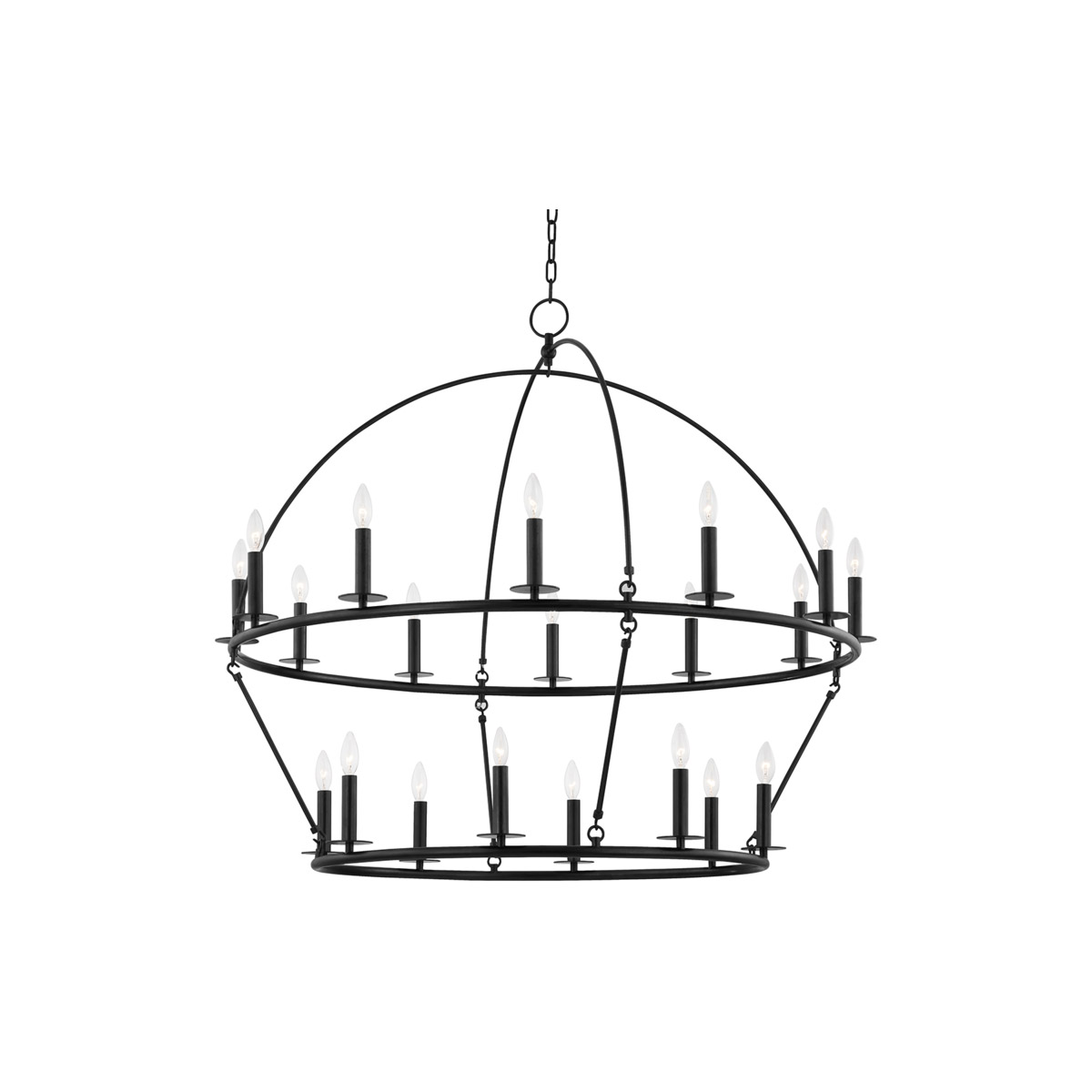 Hudson Valley 9549-AI Howell 12 Light 47 inch Aged Iron Chandelier Ceiling Light