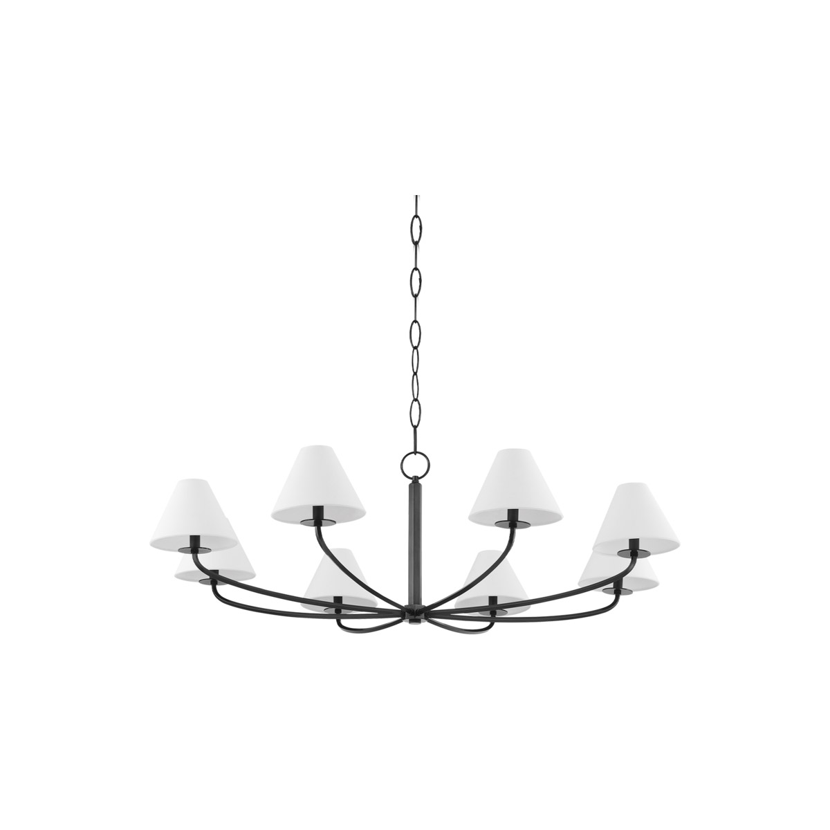 Hudson Valley BKO902-OB Stacey 8 Light 52.25 inch Old Bronze Chandelier Ceiling Light