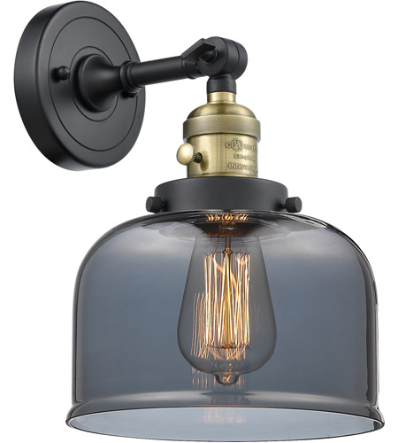Antique Brass Innovations 203SW-AB-G73 1 Light Sconce with a High-Low-Off Switch
