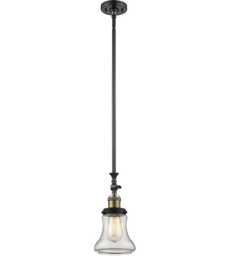 Innovations Lighting 206-BBB-G192 Bellmont 1 Light 7 inch Black and Brushed Brass Mini Pendant Ceiling Light