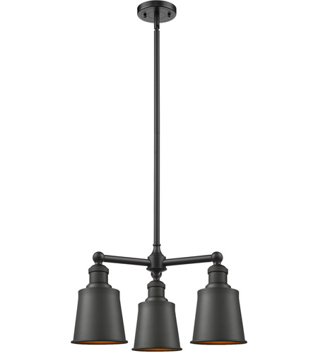 Innovations Lighting 207-OB-M9-LED Addison LED 19 inch Oil Rubbed Bronze Chandelier Ceiling Light