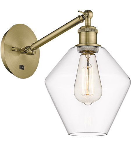 Innovations Lighting 317-1W-AB-G652-8 Ballston Cindyrella 1 Light 8 inch Antique Brass Sconce Wall Light