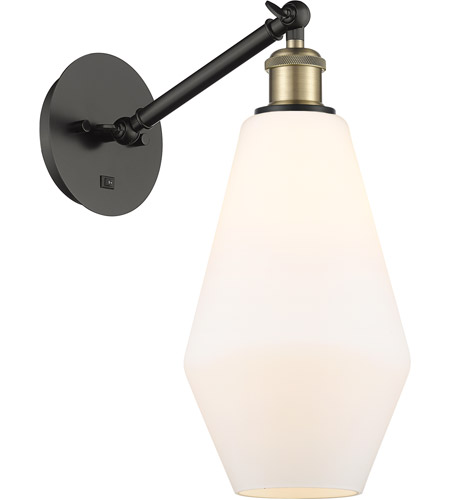Innovations Lighting 317-1W-BAB-G651-7-LED Ballston Cindyrella LED 7 inch Black Antique Brass Sconce Wall Light