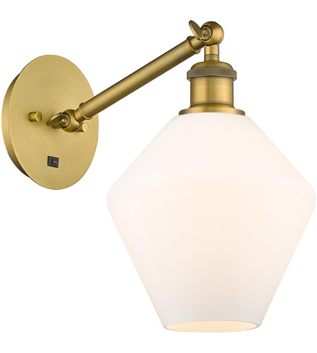 Innovations Lighting 317-1W-BB-G651-8-LED Ballston Cindyrella LED 8 inch Brushed Brass Sconce Wall Light