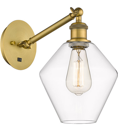 Innovations Lighting 317-1W-BB-G652-8-LED Ballston Cindyrella LED 8 inch Brushed Brass Sconce Wall Light