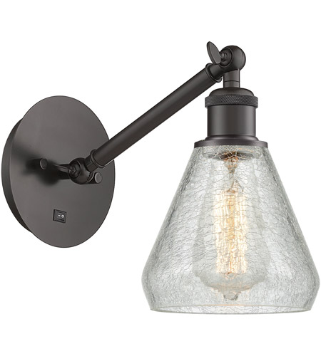 Innovations Lighting 317-1W-OB-G275-LED Ballston Conesus LED 6 inch Oil Rubbed Bronze Sconce Wall Light