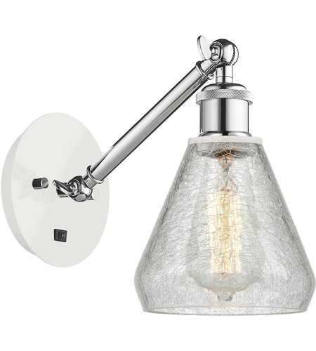 Innovations Lighting 317-1W-WPC-G275 Ballston Conesus 1 Light 6 inch White and Polished Chrome Sconce Wall Light