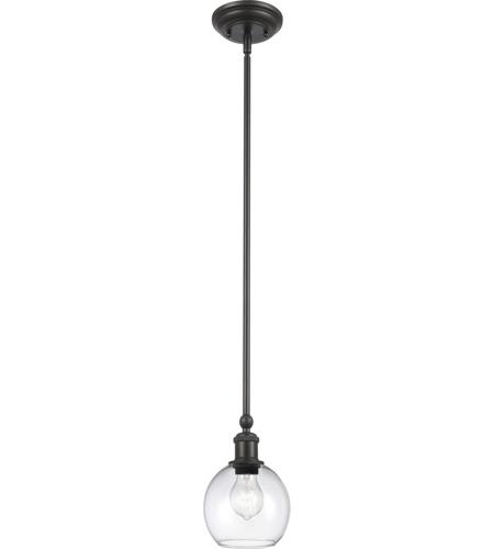 Innovations Lighting 341-1S-BK-G122-6-LED Ballston Concord LED 6 inch Matte Black Mini Pendant Ceiling Light in Clear Glass