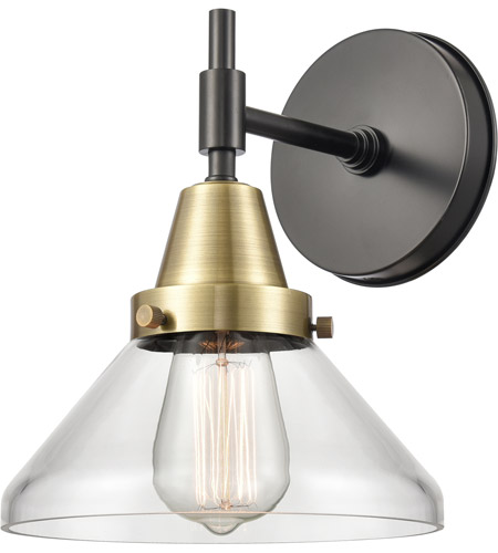 Innovations Lighting 447-1W-BAB-G4472 Caden 1 Light 8 inch Black Antique Brass Sconce Wall Light
