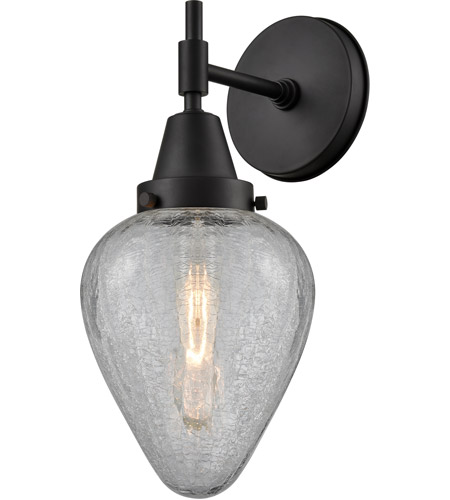 Innovations Lighting 447-1W-BK-G165-LED Caden LED 7 inch Matte Black Sconce Wall Light