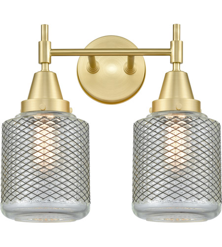 Innovations Lighting 447-2W-SB-G262 Caden 2 Light 15 inch Satin Brass Bath Vanity Light Wall Light