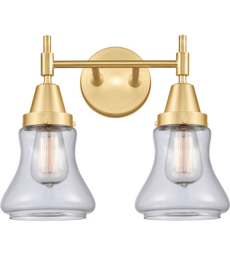 Innovations Lighting 447-2W-SG-G192-LED Caden LED 15 inch Satin Gold Bath Vanity Light Wall Light