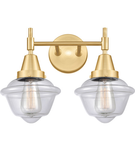 Innovations Lighting 447-2W-SG-G532-LED Caden LED 17 inch Satin Gold Bath Vanity Light Wall Light