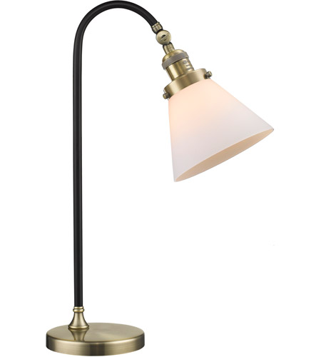 Innovations Lighting 515-1L-BAB-G41-LED Black Brook 22 inch 3 watt Black Antique Brass Lamp Portable Light