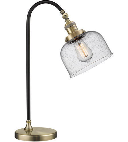 Innovations Lighting 515-1L-BAB-G74-LED Black Brook 22 inch 3 watt Black Antique Brass Lamp Portable Light