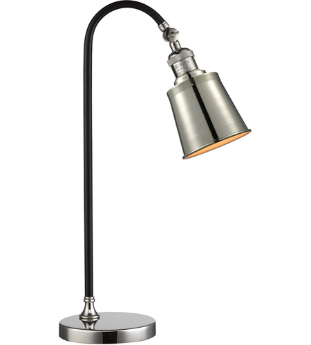 Innovations Lighting 515-1L-BPN-M9PN-LED Black Brook 22 inch 3 watt Black Polished Nickel Lamp Portable Light