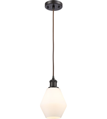Innovations Lighting 516-1P-OB-G651-6-LED Ballston Cindyrella LED 6 inch Oil Rubbed Bronze Mini Pendant Ceiling Light